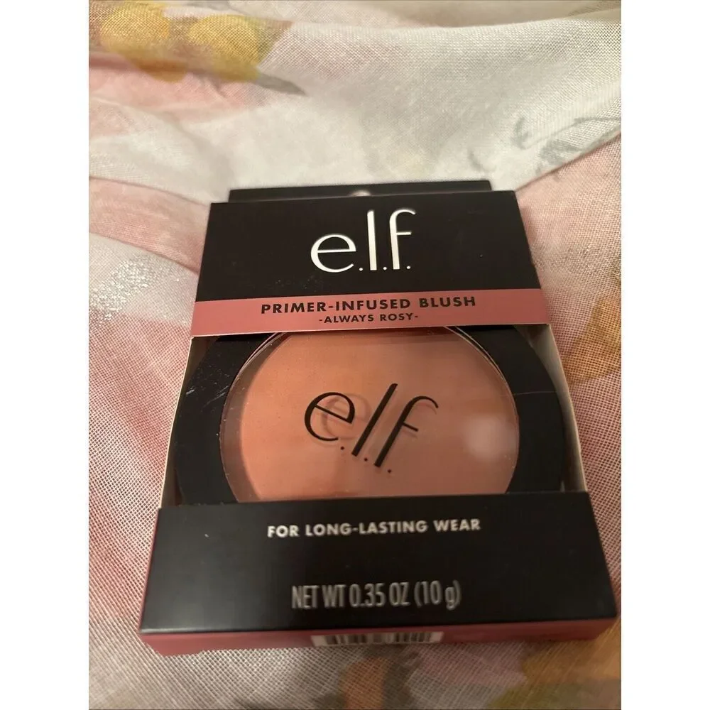 ELF Primer-Infused Blush,‎ Always Rosy & Lash It Loud Black Mascara Both New